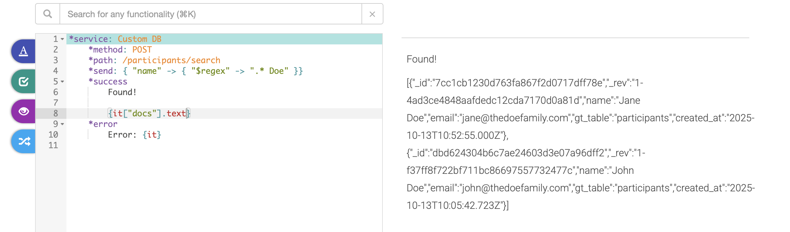 3 Use the search route within a GuidedTrack program (3)