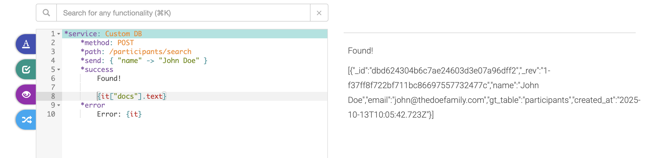 3 Use the search route within a GuidedTrack program (2)