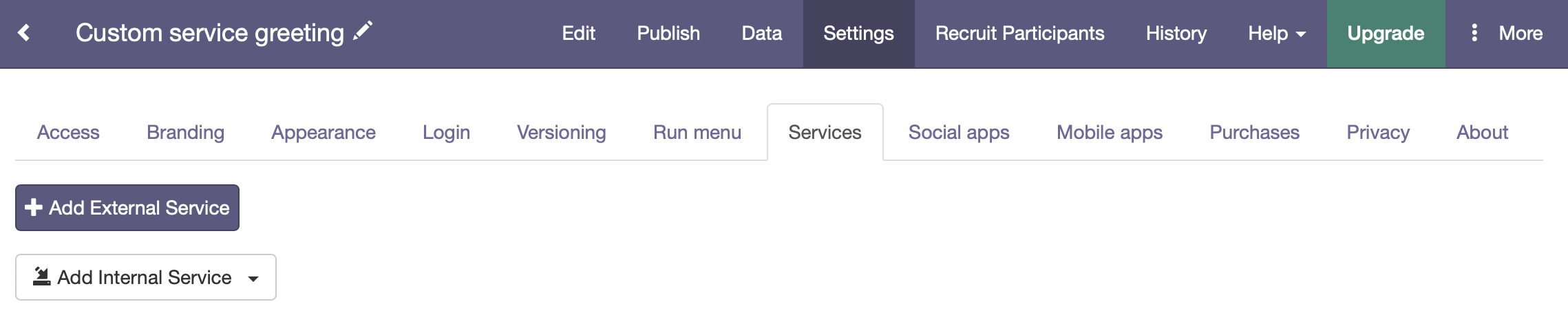 Step 4 Connect the custom service to a program (1)