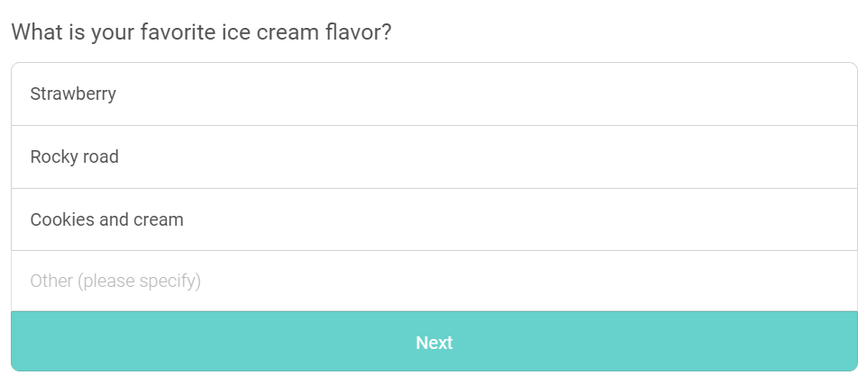 Allowing other answers to multiple choice and checkbox questions (1)