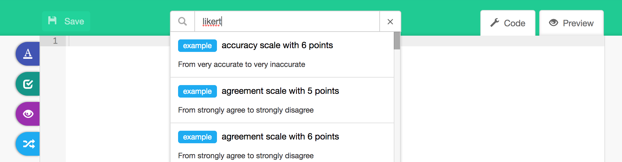 How to structure Likert scale questions (1)