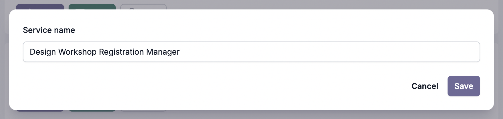 Step 2 Create the Design Workshop Registration Manager custom service (1)