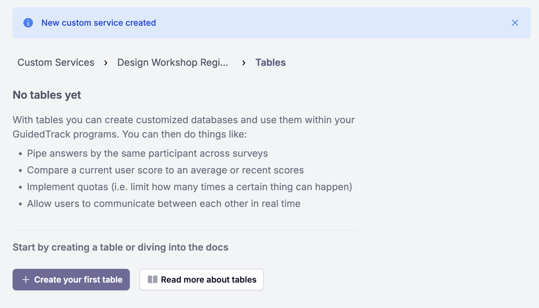 Step 2 Create the Design Workshop Registration Manager custom service (2)